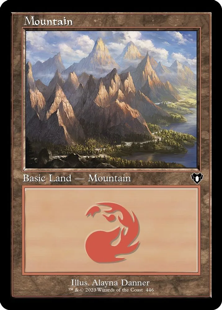 Mountain (Retro Frame)