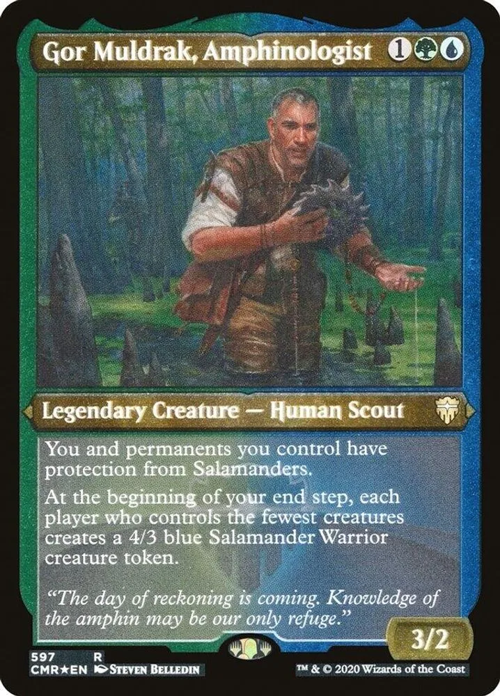 Gor Muldrak, Amphinologist (Foil Etched)