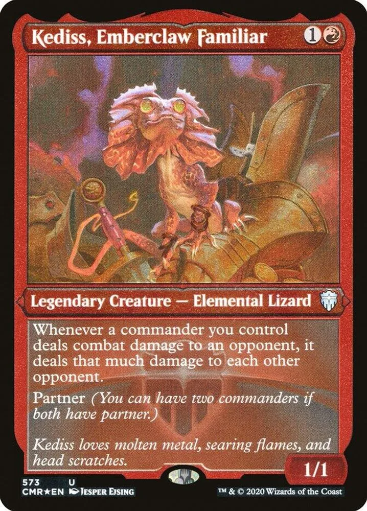 Kediss, Emberclaw Familiar (Foil Etched)