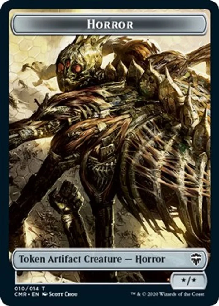 Horror // Thrull Double-Sided Token