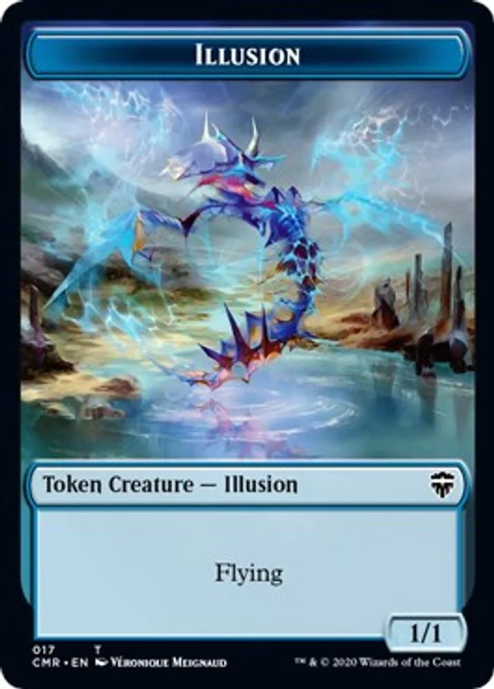 Illusion // Saproling Double-Sided Token