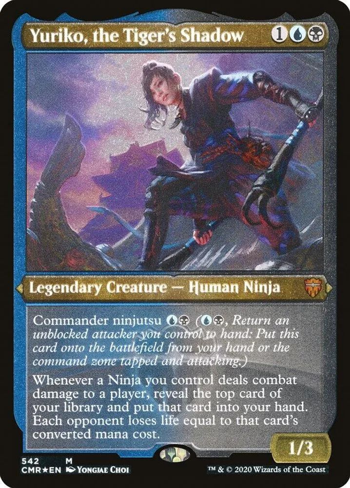 Yuriko, the Tiger's Shadow (Foil Etched)
