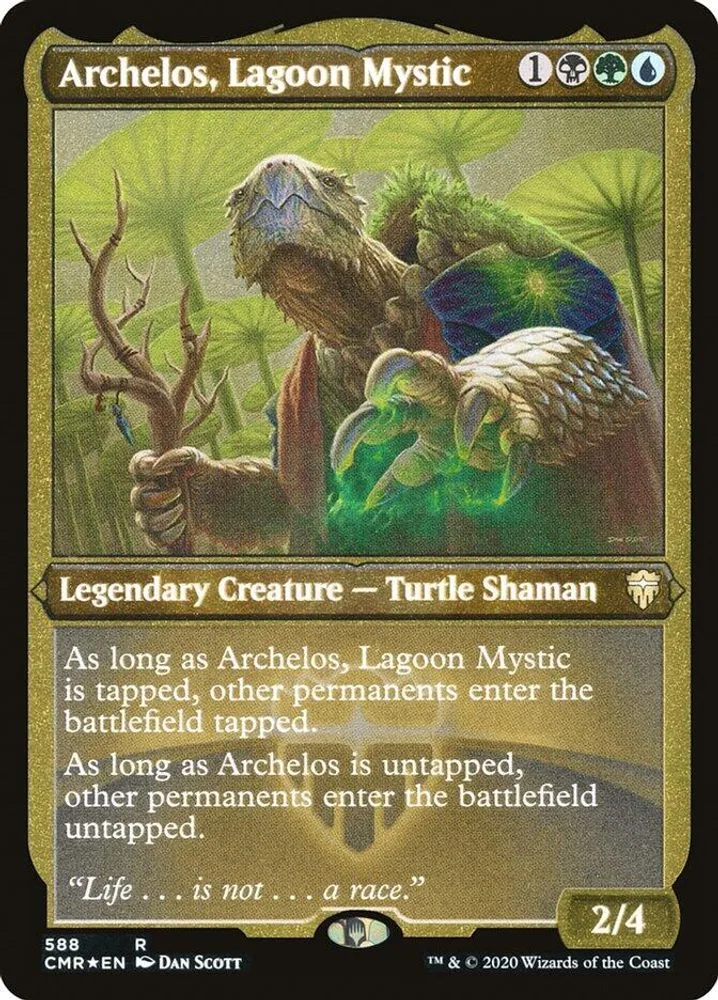 Archelos, Lagoon Mystic (Foil Etched)