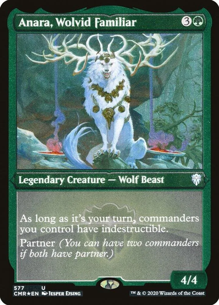 Anara, Wolvid Familiar (Foil Etched)