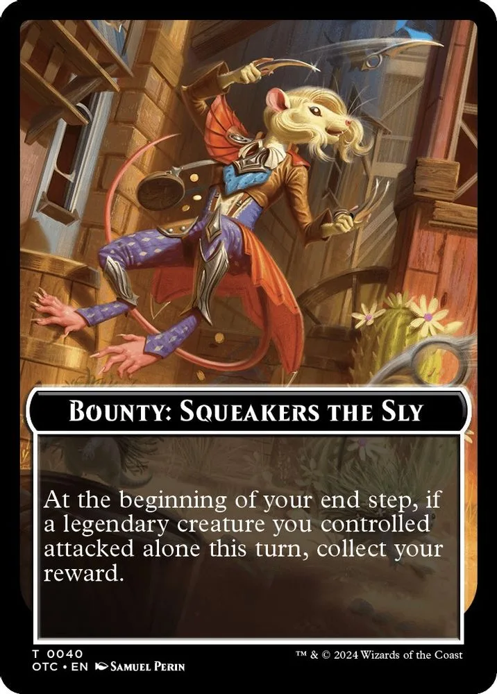Bounty: Squeakers the Sly // Bounty Rules Double-Sided Token (Bounty: Squeakers the Sly // Bounty Rules Double-Sided Token)