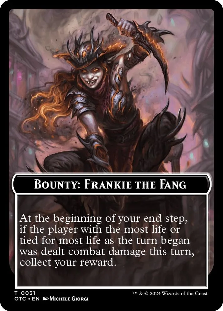 Bounty: Frankie the Fang // Bounty Rules Double-Sided Token (Bounty: Frankie the Fang // Bounty Rules Double-Sided Token)