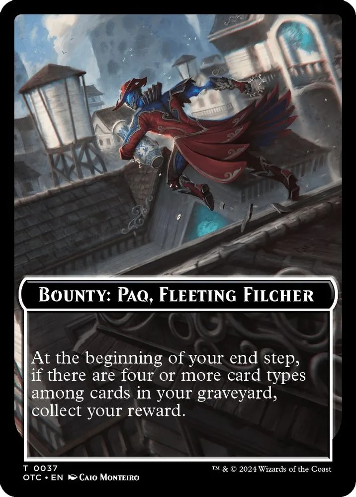 Bounty: Paq, Fleeting Filcher // Bounty Rules Double-Sided Token (Bounty: Paq, Fleeting Filcher // Bounty Rules Double-Sided Token)