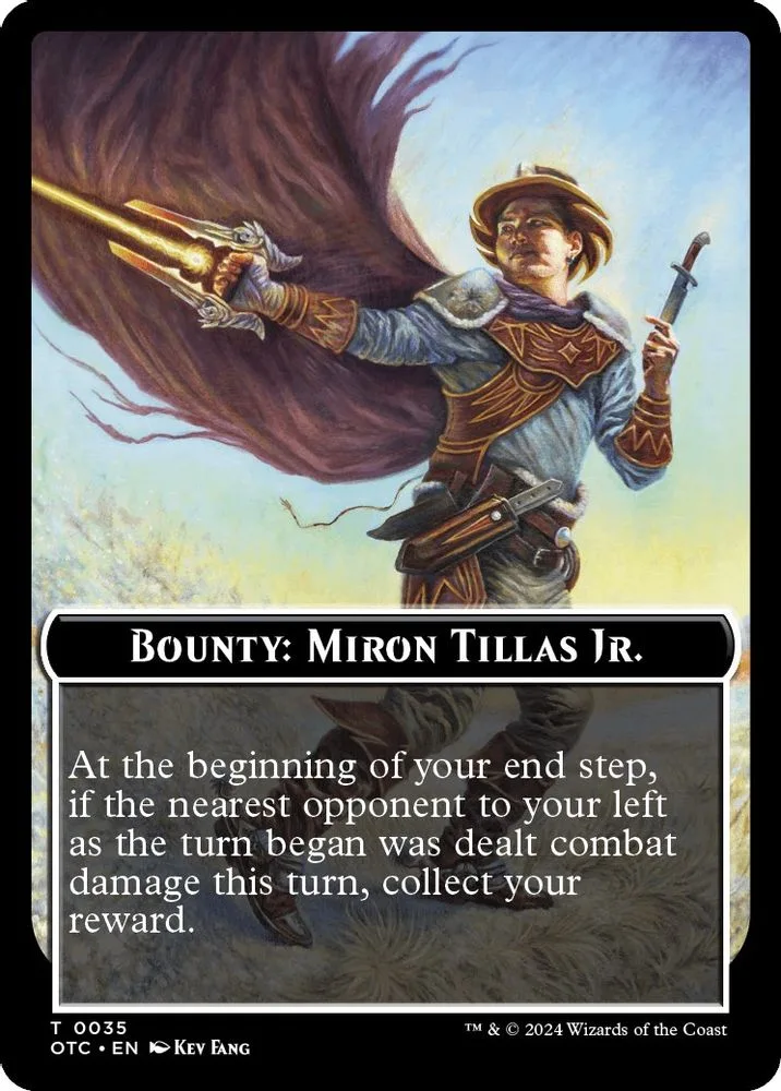 Bounty: Miron Tillas Jr. // Bounty Rules Double-Sided Token (Bounty: Miron Tillas Jr. // Bounty Rules Double-Sided Token)