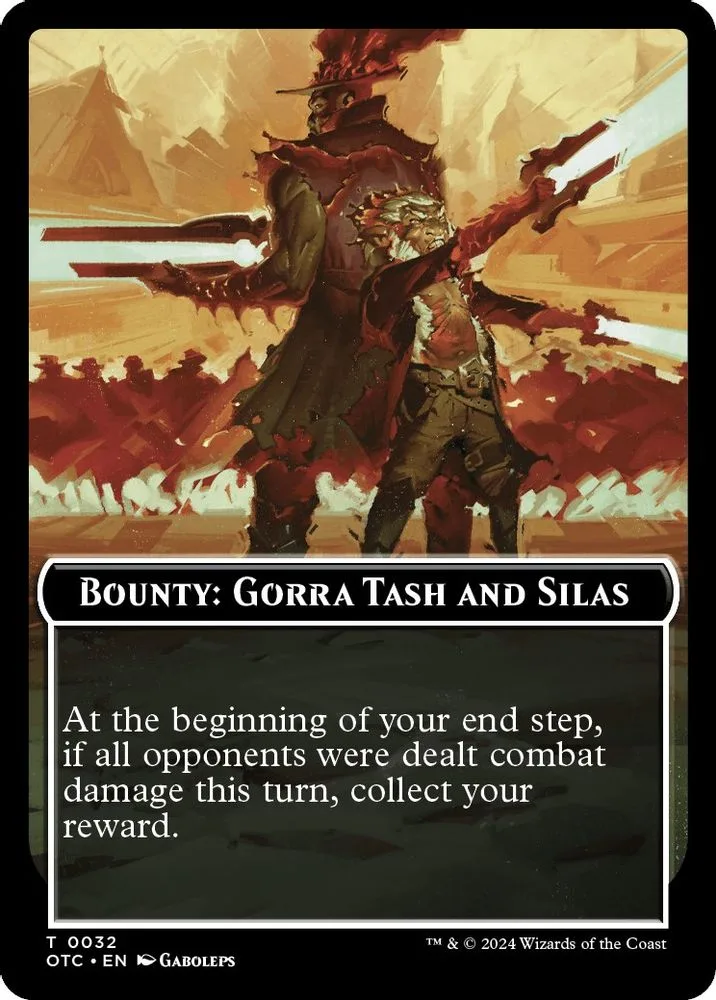 Bounty: Gorra Tash and Silas // Bounty Rules Double-Sided Token (Bounty: Gorra Tash and Silas // Bounty Rules Double-Sided Token)