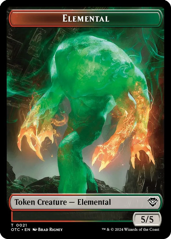 Elemental // Angel Double-Sided Token