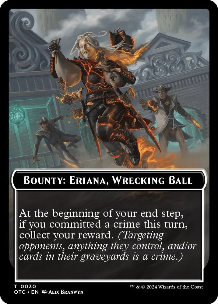 Bounty: Eriana, Wrecking Ball // Bounty Rules Double-Sided Token (Bounty: Eriana, Wrecking Ball // Bounty Rules Double-Sided Token)