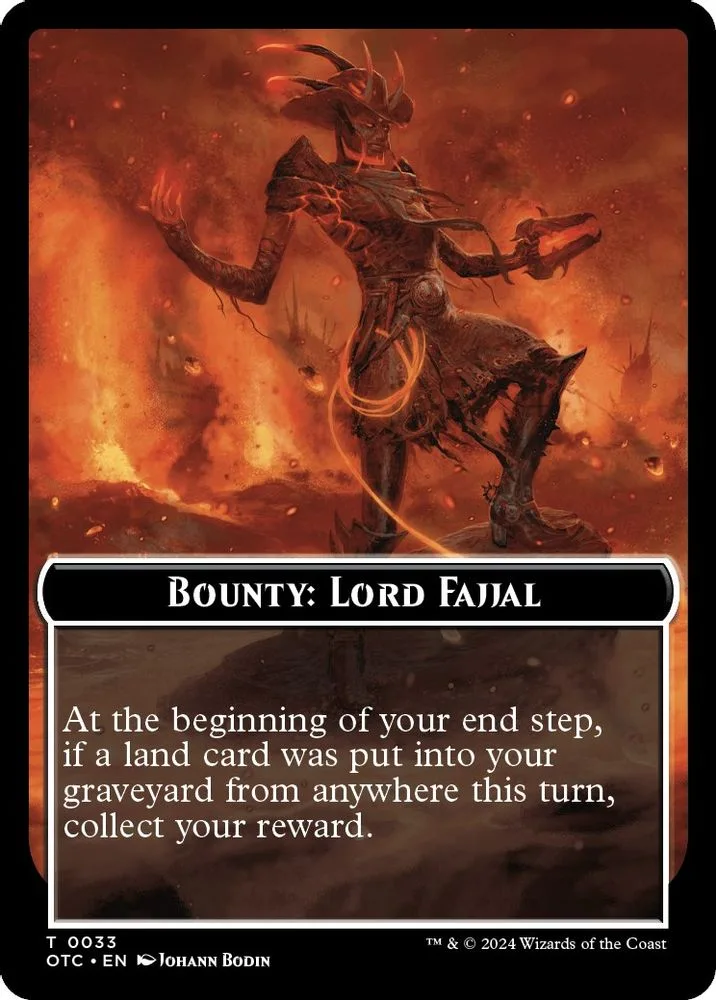 Bounty: Lord Fajjal // Bounty Rules Double-Sided Token (Bounty: Lord Fajjal // Bounty Rules Double-Sided Token)