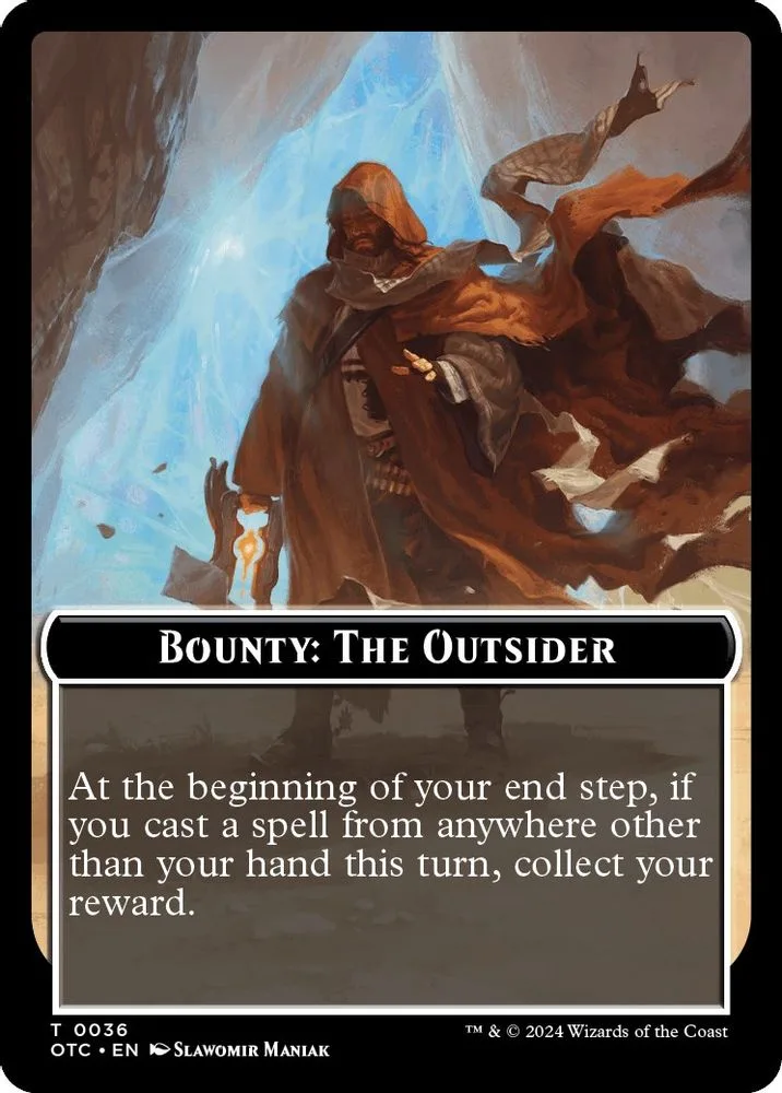 Bounty: The Outsider // Bounty Rules Double-Sided Token (Bounty: The Outsider // Bounty Rules Double-Sided Token)