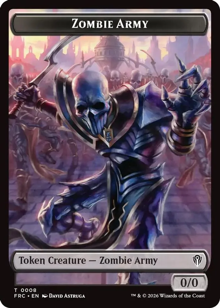 Zombie Army // Goblin Double-Sided Token