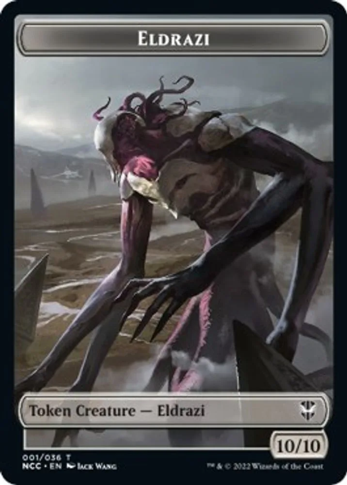 Eldrazi // Human Soldier Double-Sided Token