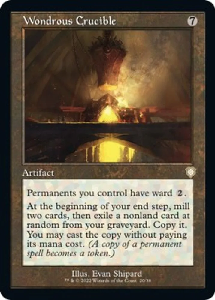 Wondrous Crucible (Retro Frame)