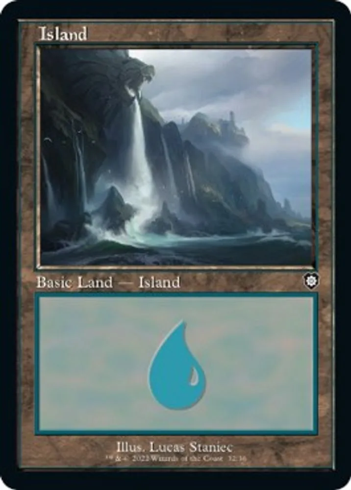 Island (Retro Frame)