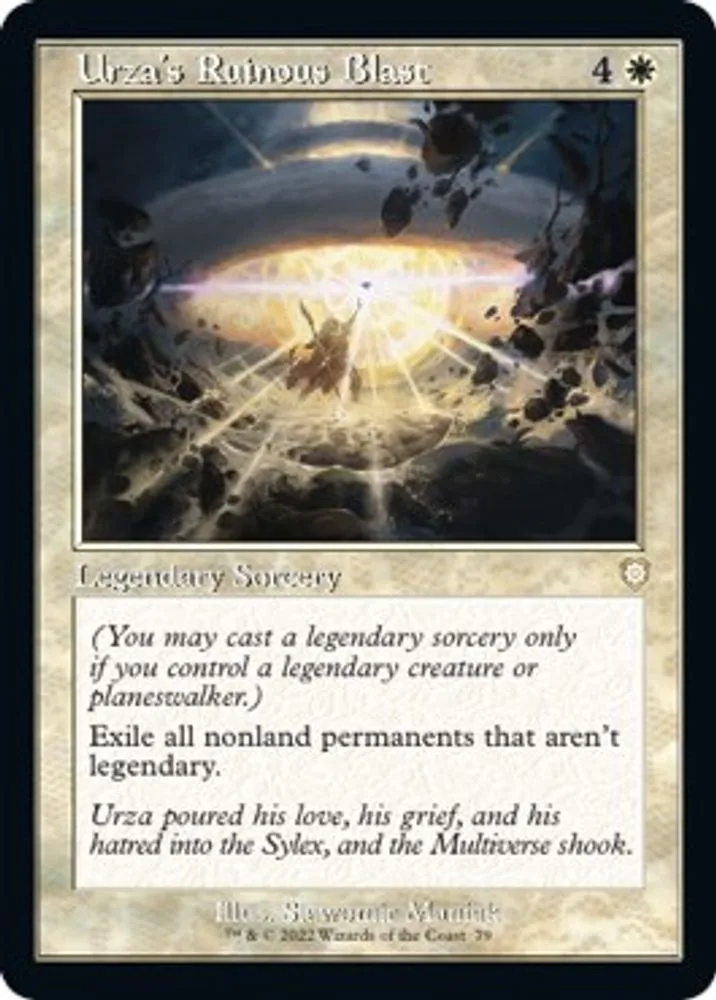 Urza's Ruinous Blast (Retro Frame)
