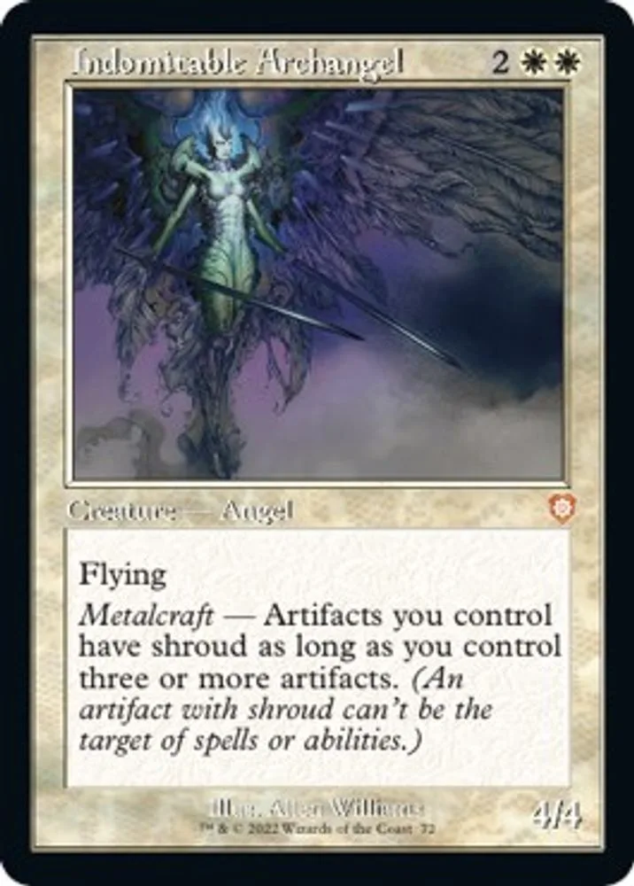 Indomitable Archangel (Retro Frame)