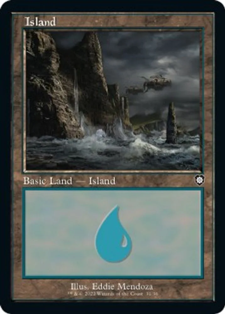 Island (Retro Frame)