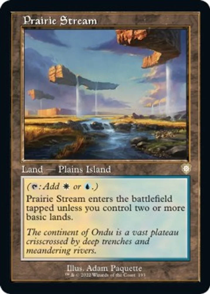 Prairie Stream (Retro Frame)