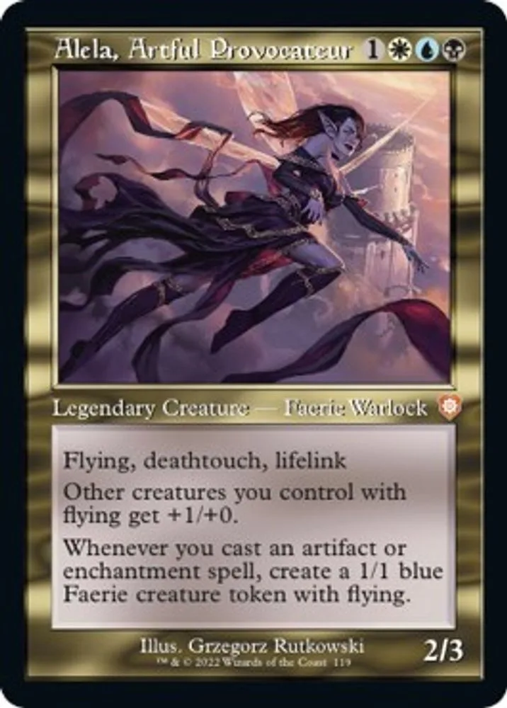 Alela, Artful Provocateur (Retro Frame)