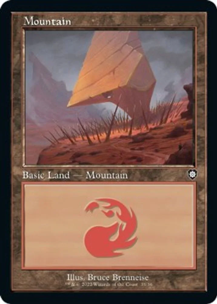 Mountain (Retro Frame)