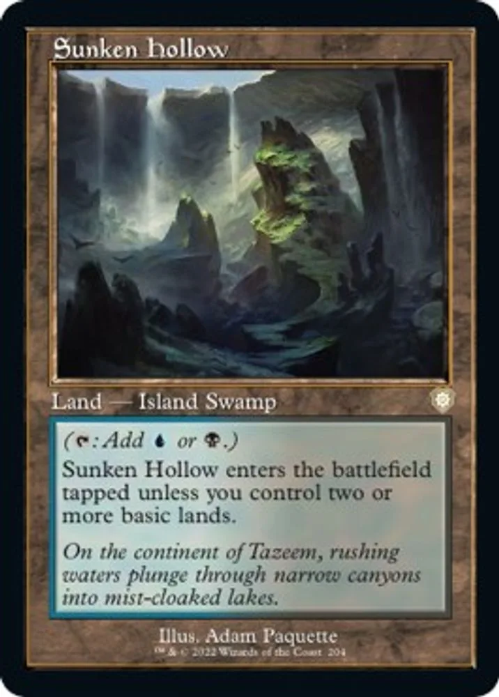 Sunken Hollow (Retro Frame)