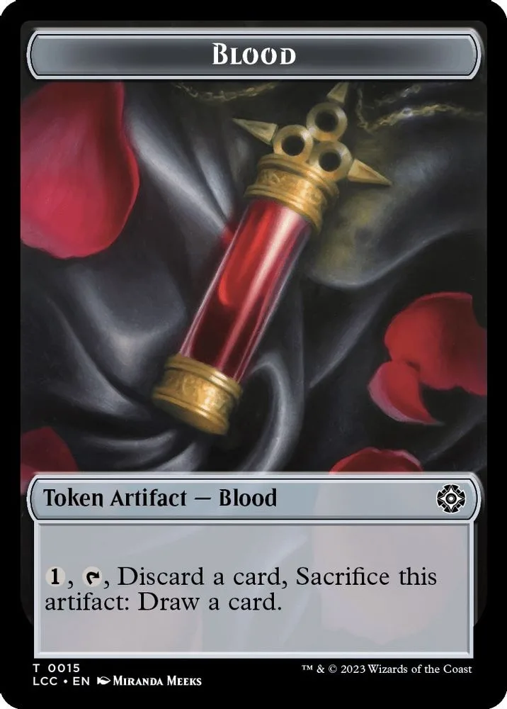 Blood // Vampire (0004) Double-Sided Token