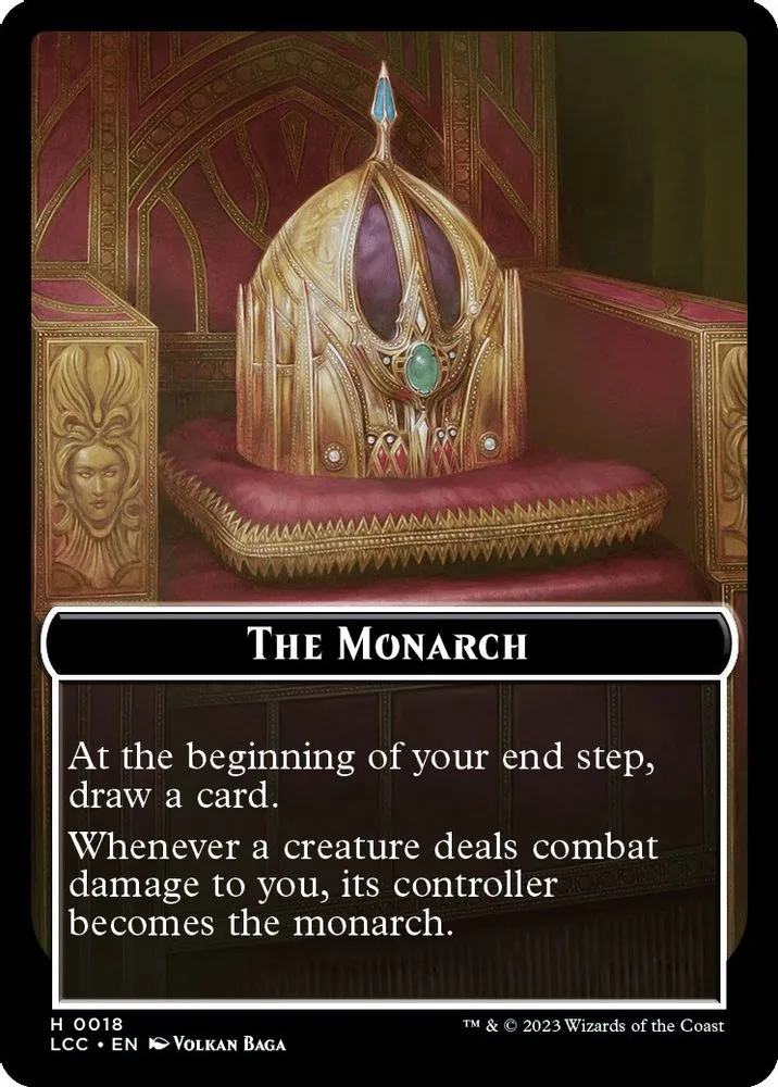 The Monarch // Dinosaur Double-Sided Token