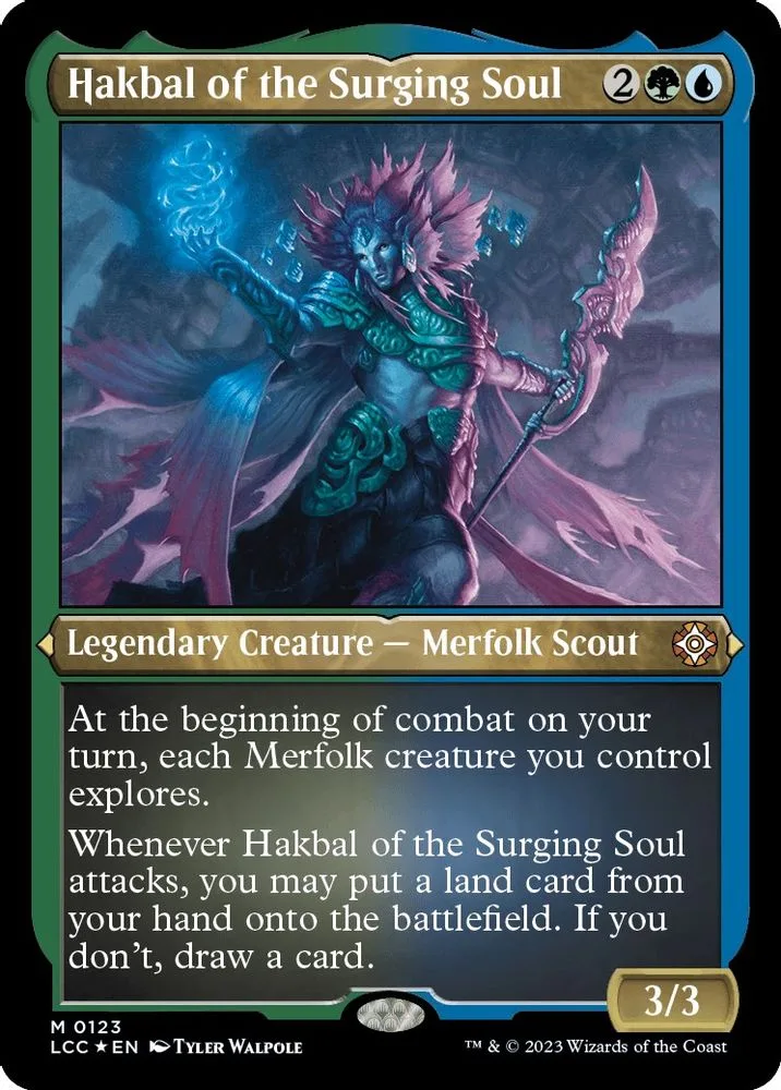 Hakbal of the Surging Soul (Display Commander) - Thick Stock