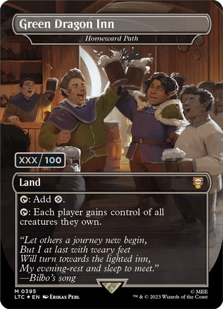 Green Dragon Inn - Homeward Path (Borderless · Serial Numbered)