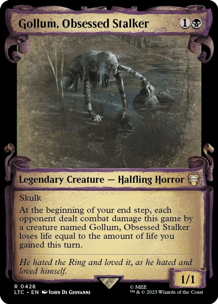 Gollum, Obsessed Stalker (Showcase Scrolls)