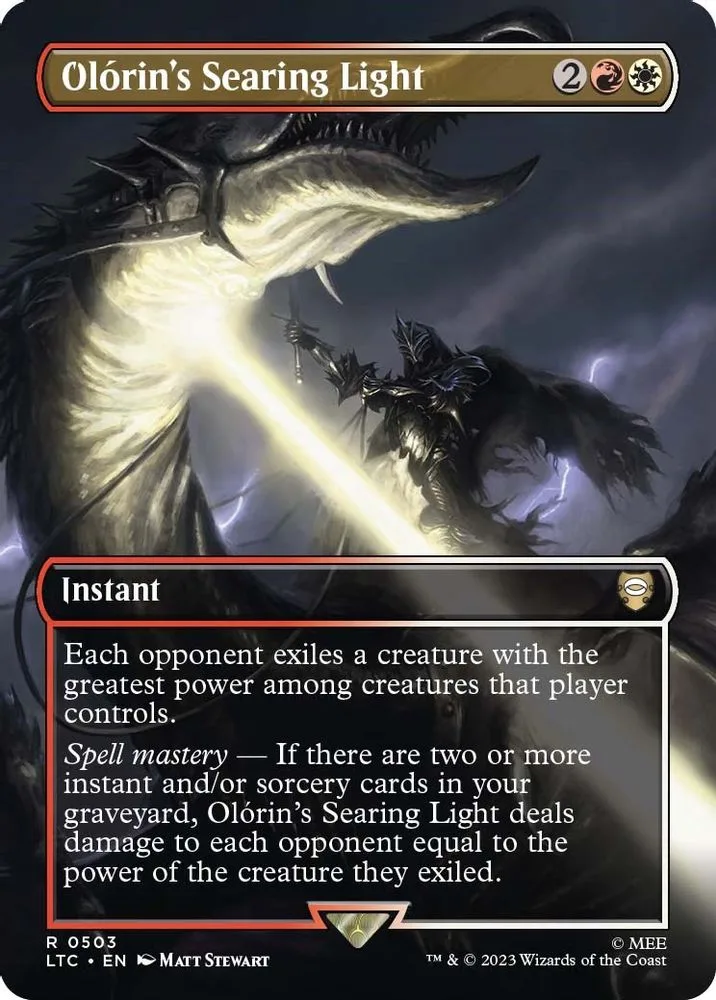 Olorin's Searing Light (Borderless)