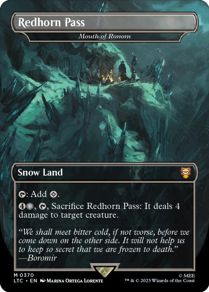 Redhorn Pass - Mouth of Ronom (Borderless)