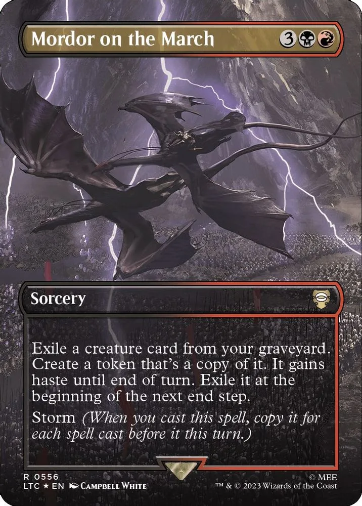 Mordor on the March (Borderless · Surge Foil)
