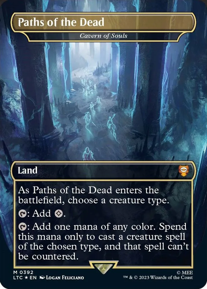 Paths of the Dead - Cavern of Souls (Borderless · Surge Foil)