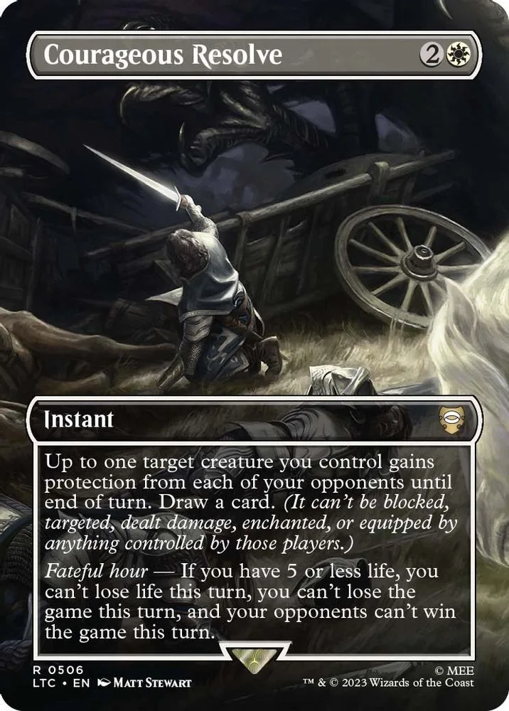 Courageous Resolve (Borderless)