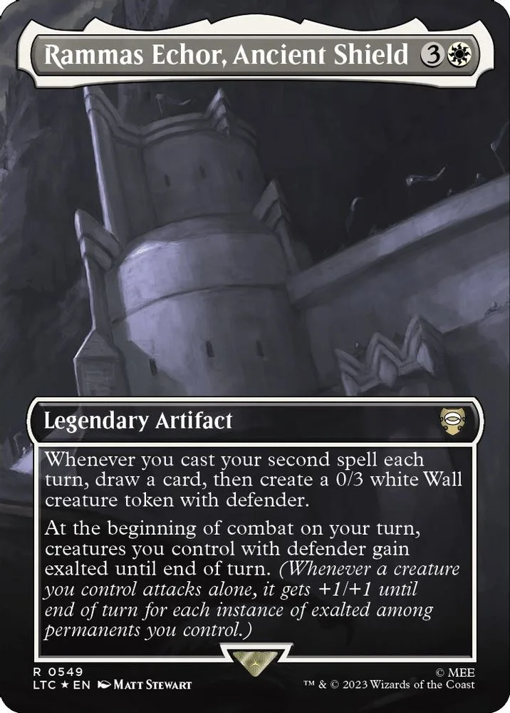 Rammas Echor, Ancient Shield (Borderless · Surge Foil)