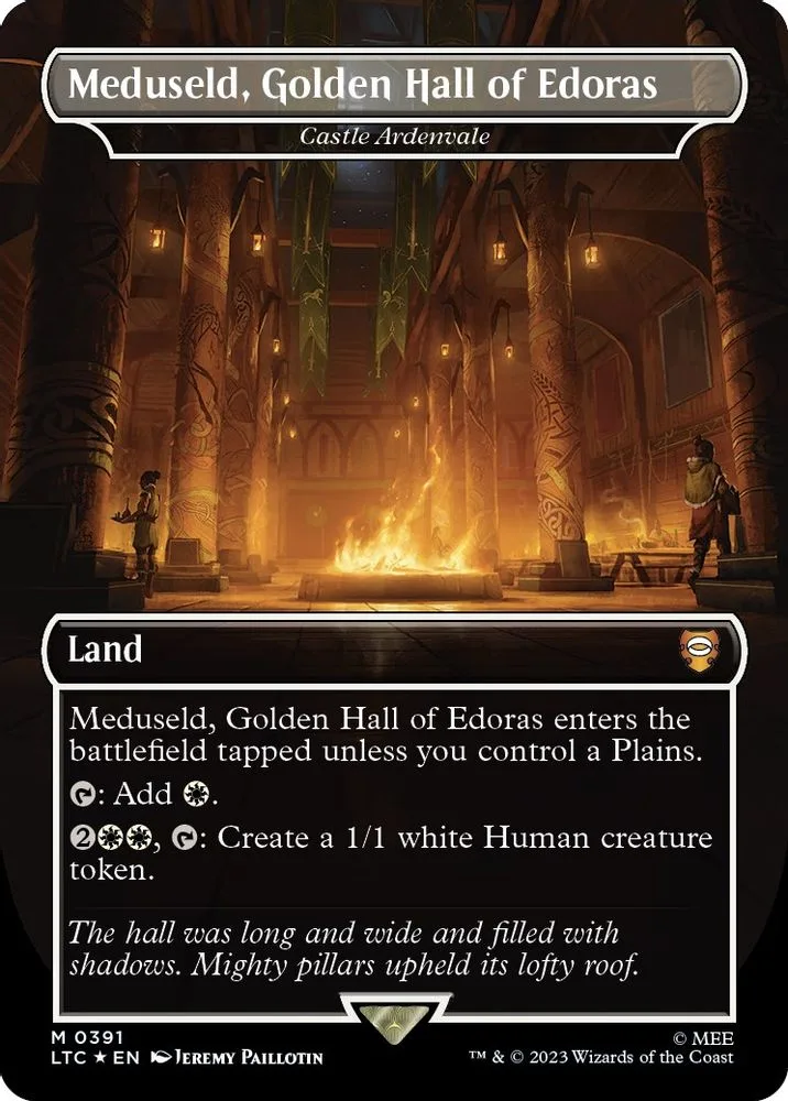 Meduseld, Golden Hall of Edoras - Castle Ardenvale (Borderless · Surge Foil)