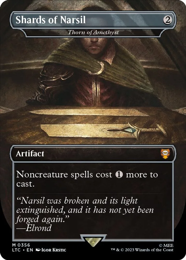 Shards of Narsil - Thorn of Amethyst (Borderless)