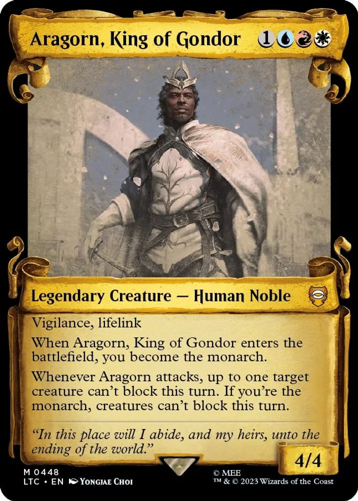 Aragorn, King of Gondor (Showcase Scrolls)