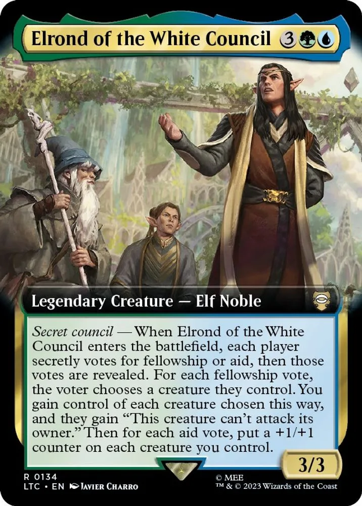 Elrond of the White Council (Extended Art)