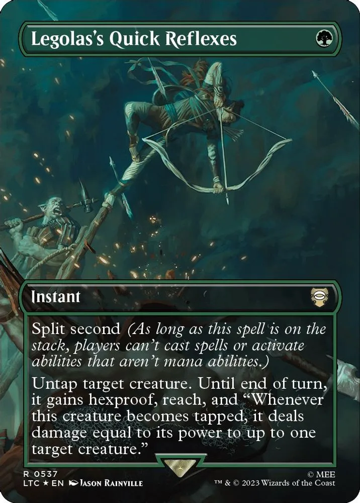 Legolas's Quick Reflexes (Borderless · Surge Foil)