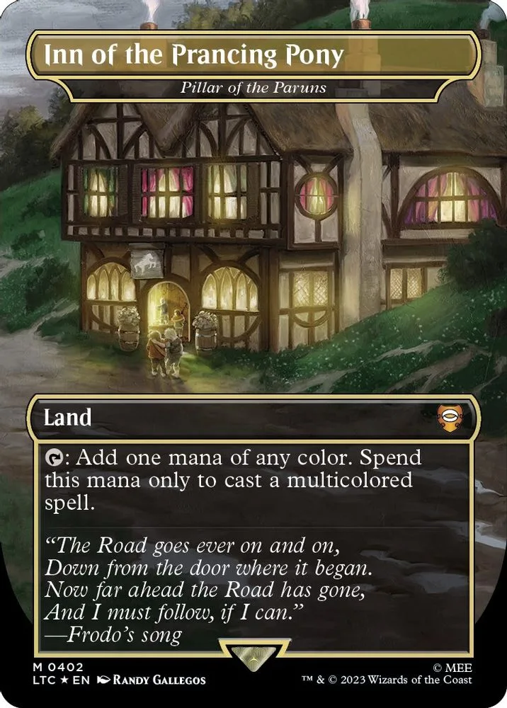 Inn of the Prancing Pony - Pillar of the Paruns (Borderless · Surge Foil)