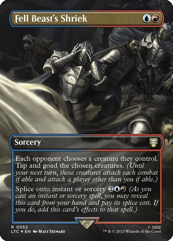 Fell Beast's Shriek (Borderless · Surge Foil)