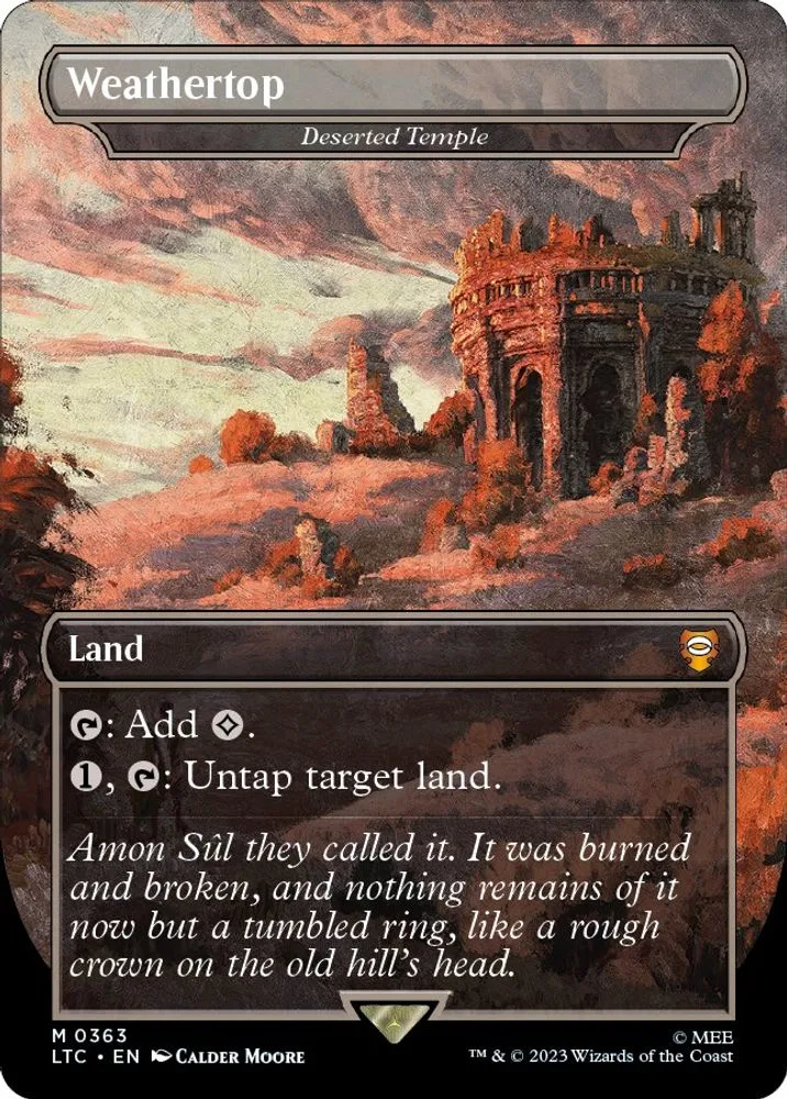 Weathertop - Deserted Temple (Borderless)
