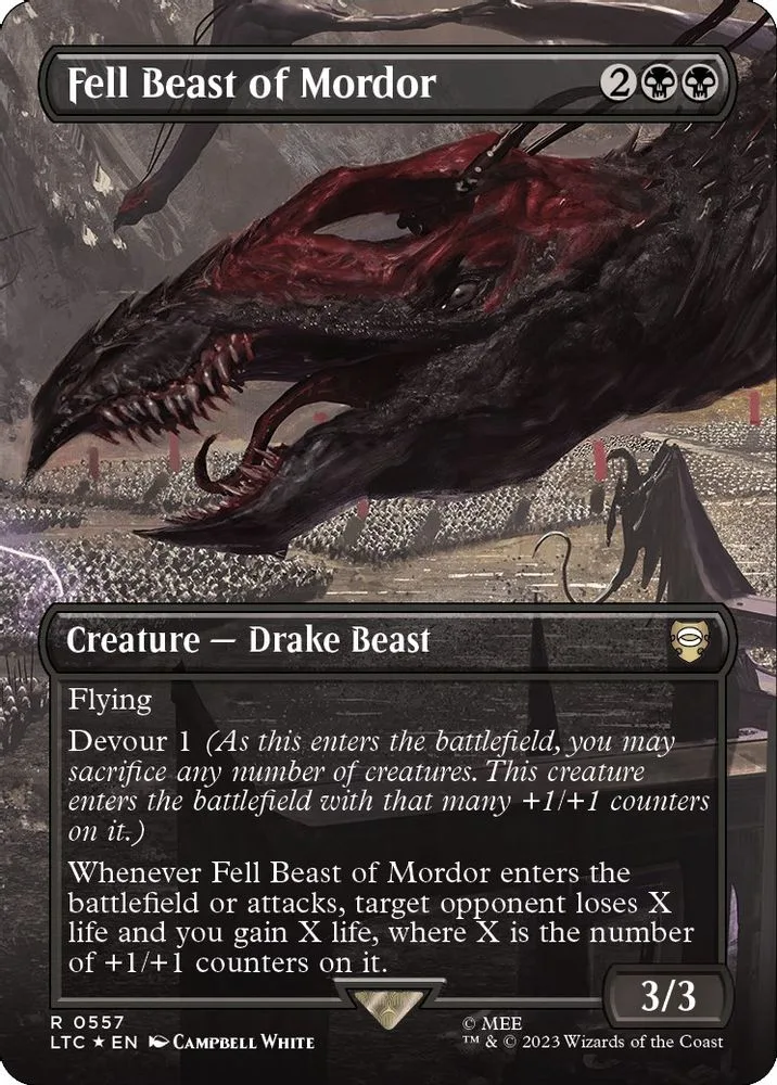 Fell Beast of Mordor (Borderless · Surge Foil)