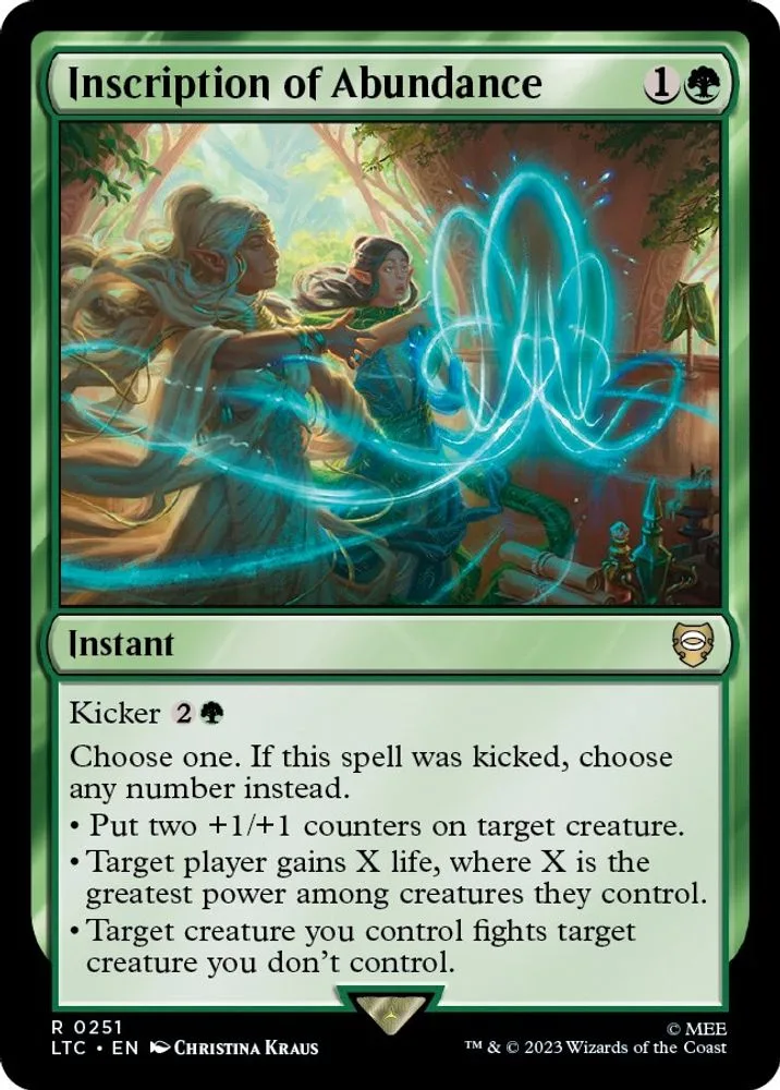 Inscription of Abundance