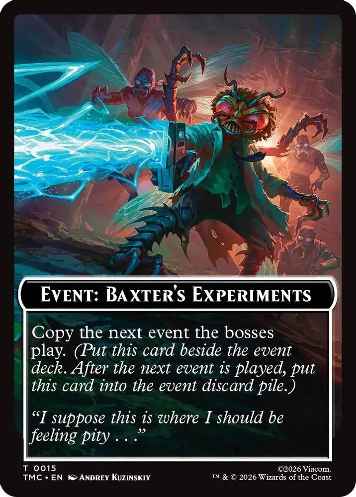Event: Baxter's Experiments (Event: Baxter's Experiments)